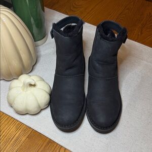 UGG Black Winter Ankle Boots